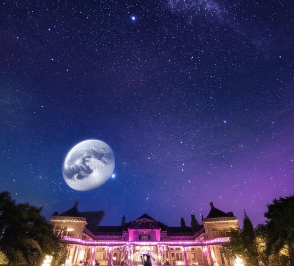 闪耀婚礼，星空中浪漫的婚礼设计